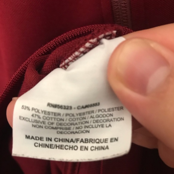 Nike Barcelona Burgundy Track Full Zip Jacket - Picture 7 of 8